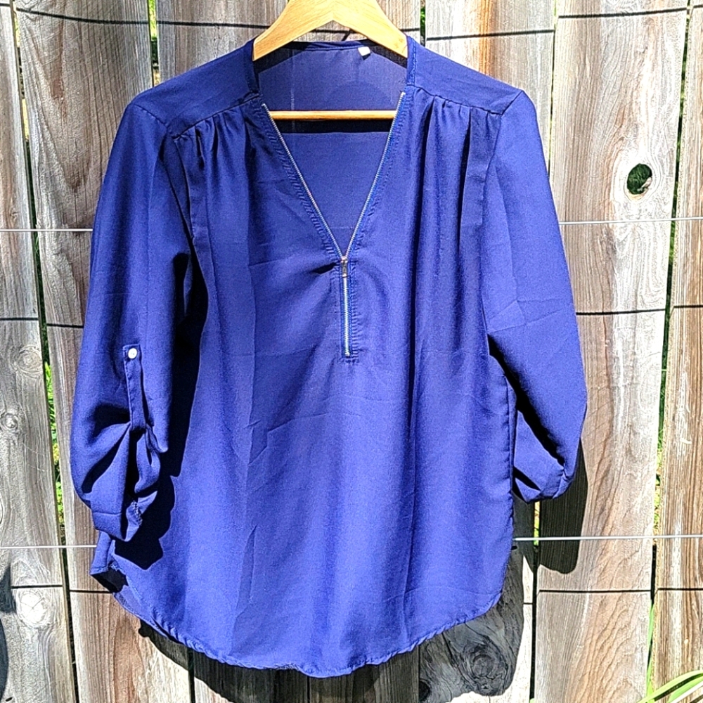 🎀10%off Sheer tunic blouse size XL